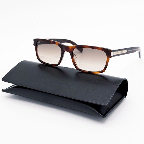 NEW SAINT LAURENT SUNGLASSES SL662 002 UNISEX HAVANA EYEWEAR SL 662 002 - Picture 1 of 7